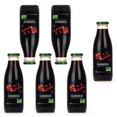 Pur jus de cranberry bio 5+1 offert - canneberge Pur jus de cranberry bio 5+1 offert - canneberge