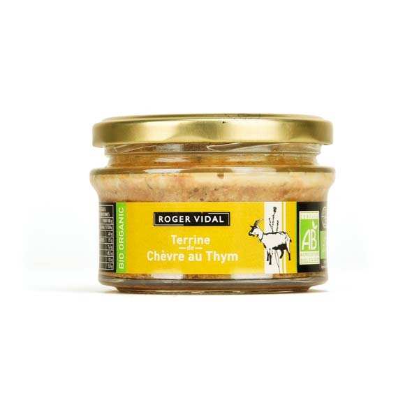 Terrine de chèvre au thym bio - verrines 130g
