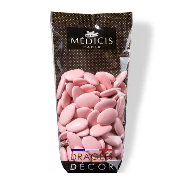Pink Dark Chocolate Dragées - 70% cocoa