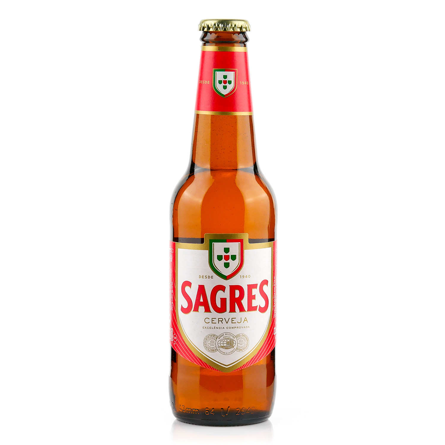 Sagres Bière Blonde Portugaise Brasserie Sagres