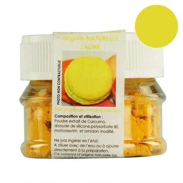 Naturallysourced yellow food colouring ScrapCooking