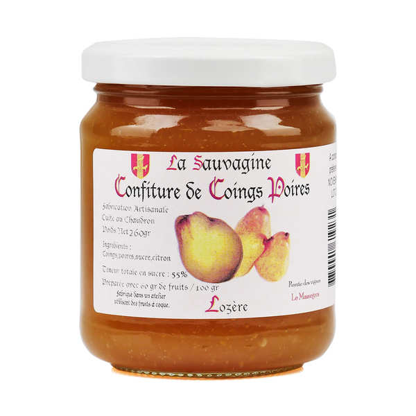 Confiture de Coings aux Poires La Sauvagine