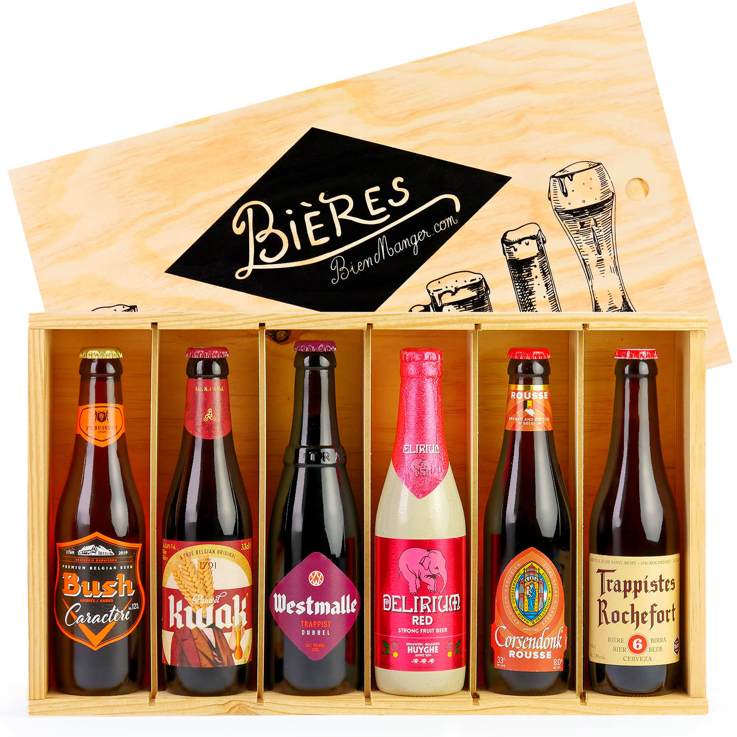 Strong Belgian Beers Gift Set BienManger Paniers Garnis