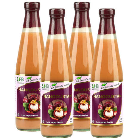 Pure Organic Mangoustan Juice Set Of 4 Laboratoire Sfb