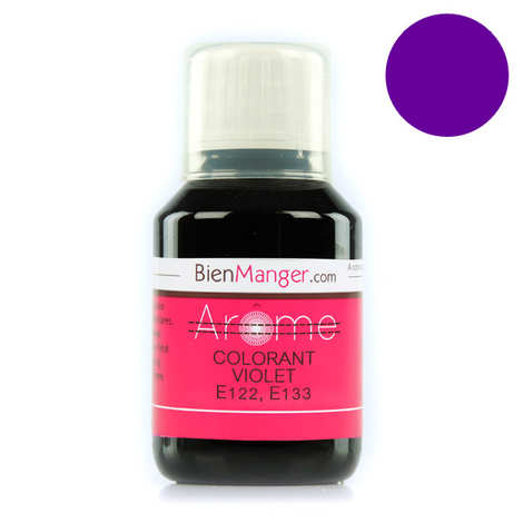 Colorant alimentaire violet E122, E133 - Liquide