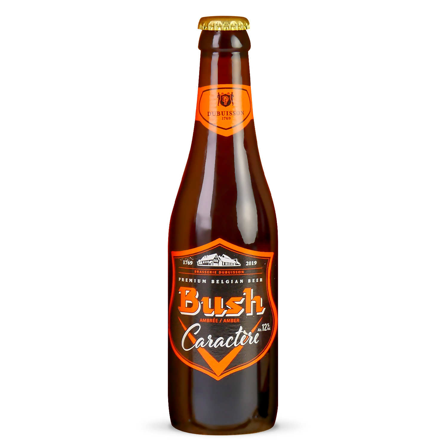 Bush Caractère Amber Beer of Belgium 12 Brasserie Dubuisson