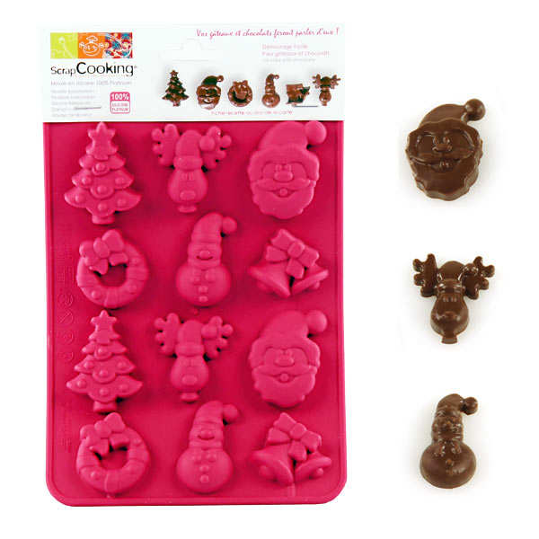 Silicone Christmas chocolate mould - ScrapCooking ®