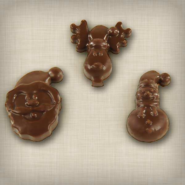 Silicone Christmas chocolate mould - ScrapCooking