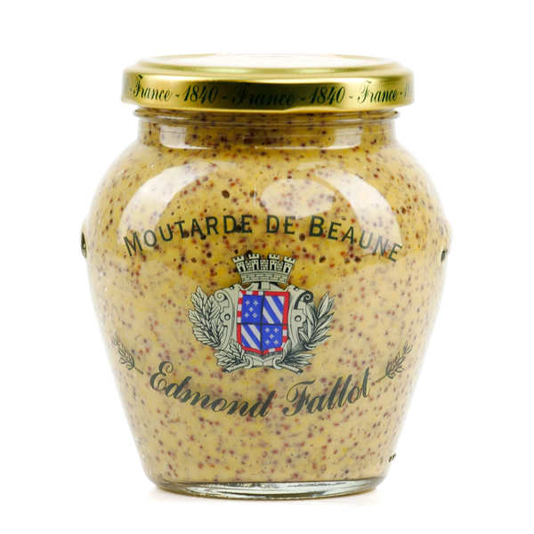 Moutarde de Beaune à l'ancienne en grains - Fallot - Pot de 305g