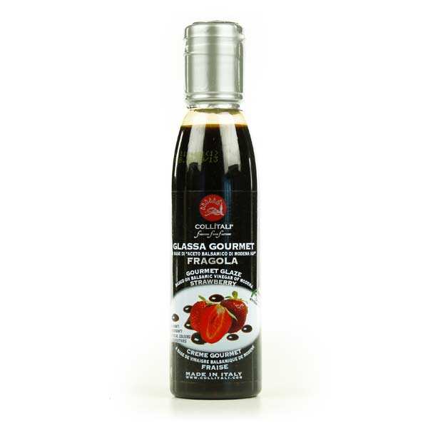 Gourmet glaze strawberry based on balsamic vinegar of Modena La