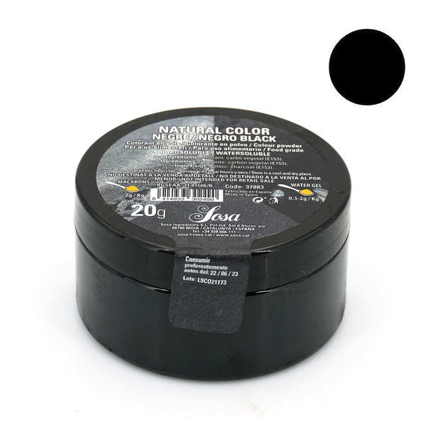 Colorant gel noir 20g