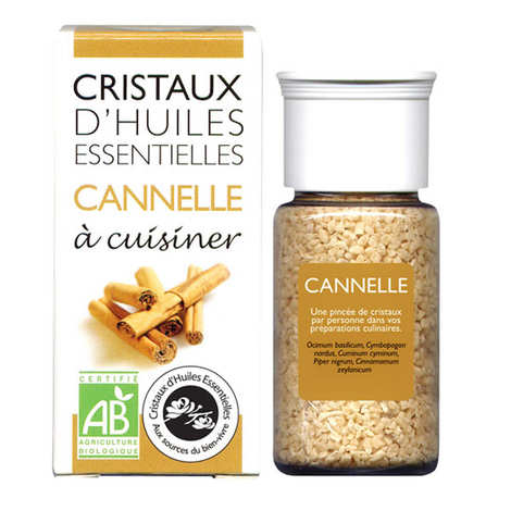 Aromandise - Cannelle - Cristaux d'huiles essentielles à cuisiner - Bio