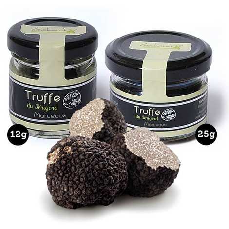 Morceaux de truffes noires fraîches de Lozère - Tuber Melanosporum