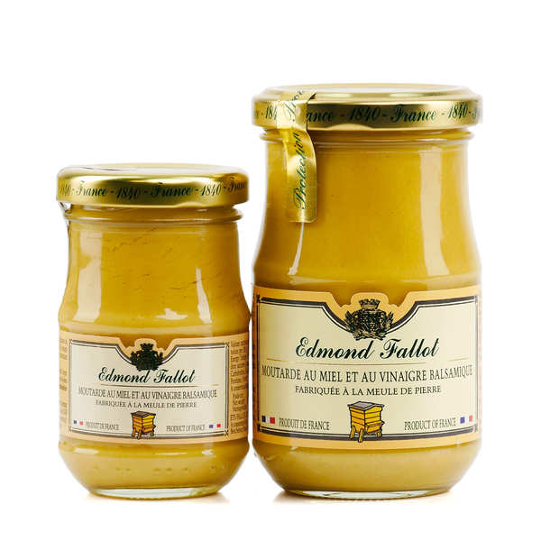 Dijon mustard with honey and balsamic vinegar Fallot