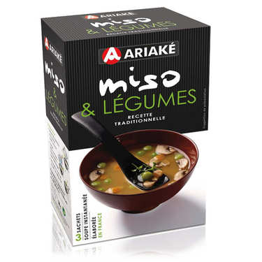 Miso and vegetable soup Miso and vegetable soup