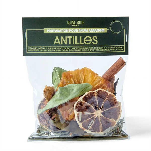 Mélange Antilles, préparation pour rhum arrangé - Sachet de 30g