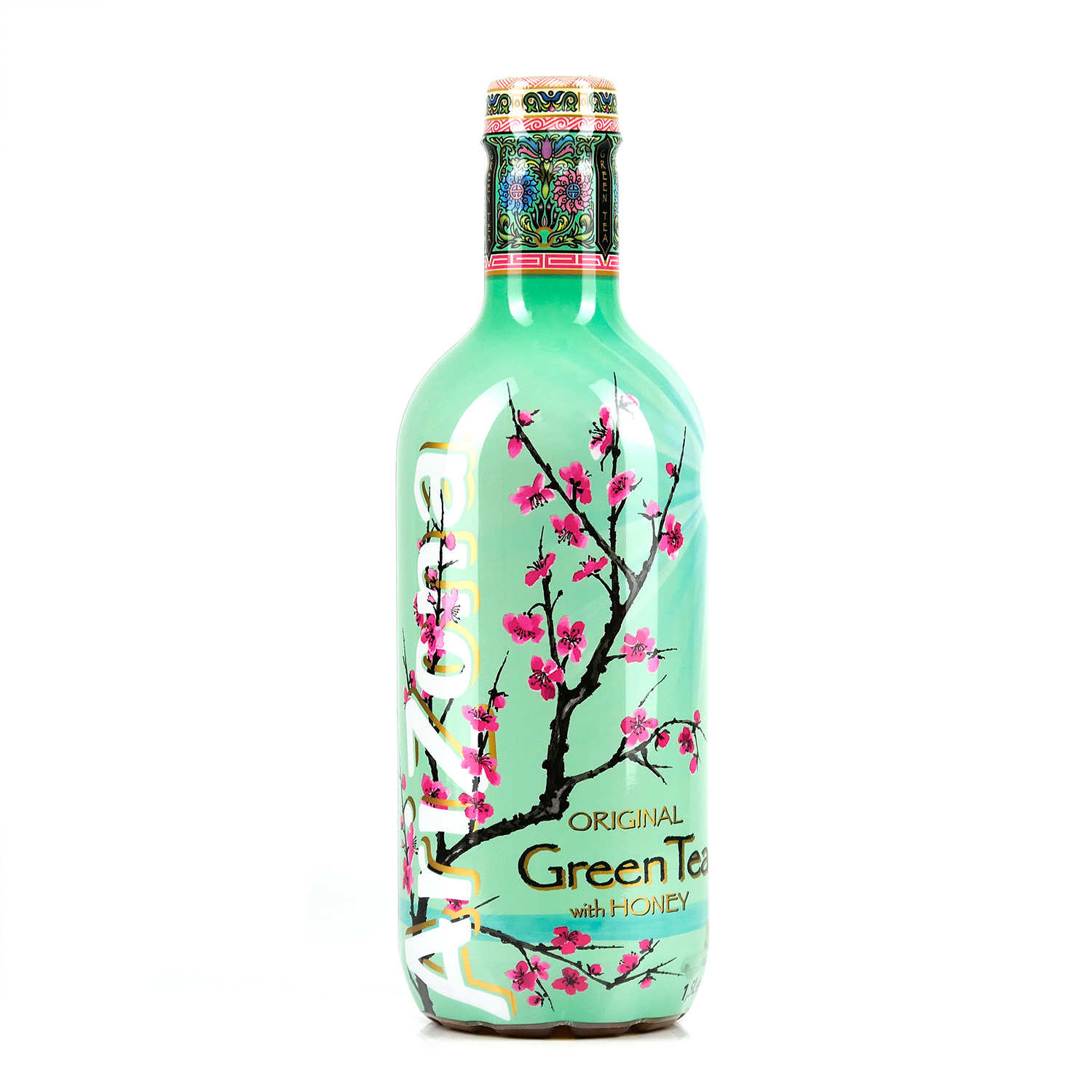 Arizona Green Tea with Honey and Peach - Bottle