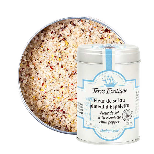 Fleur de sel au piment d'Espelette Terre Exotique