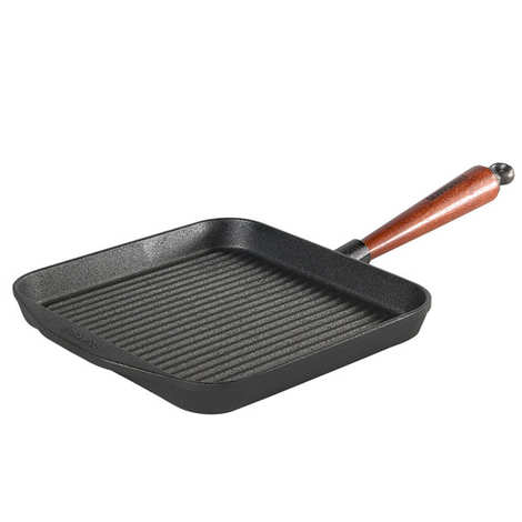  - Square cast iron griddle pan - 24cm