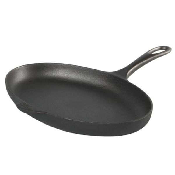 Oval cast iron frying pan for fish - Skeppshult