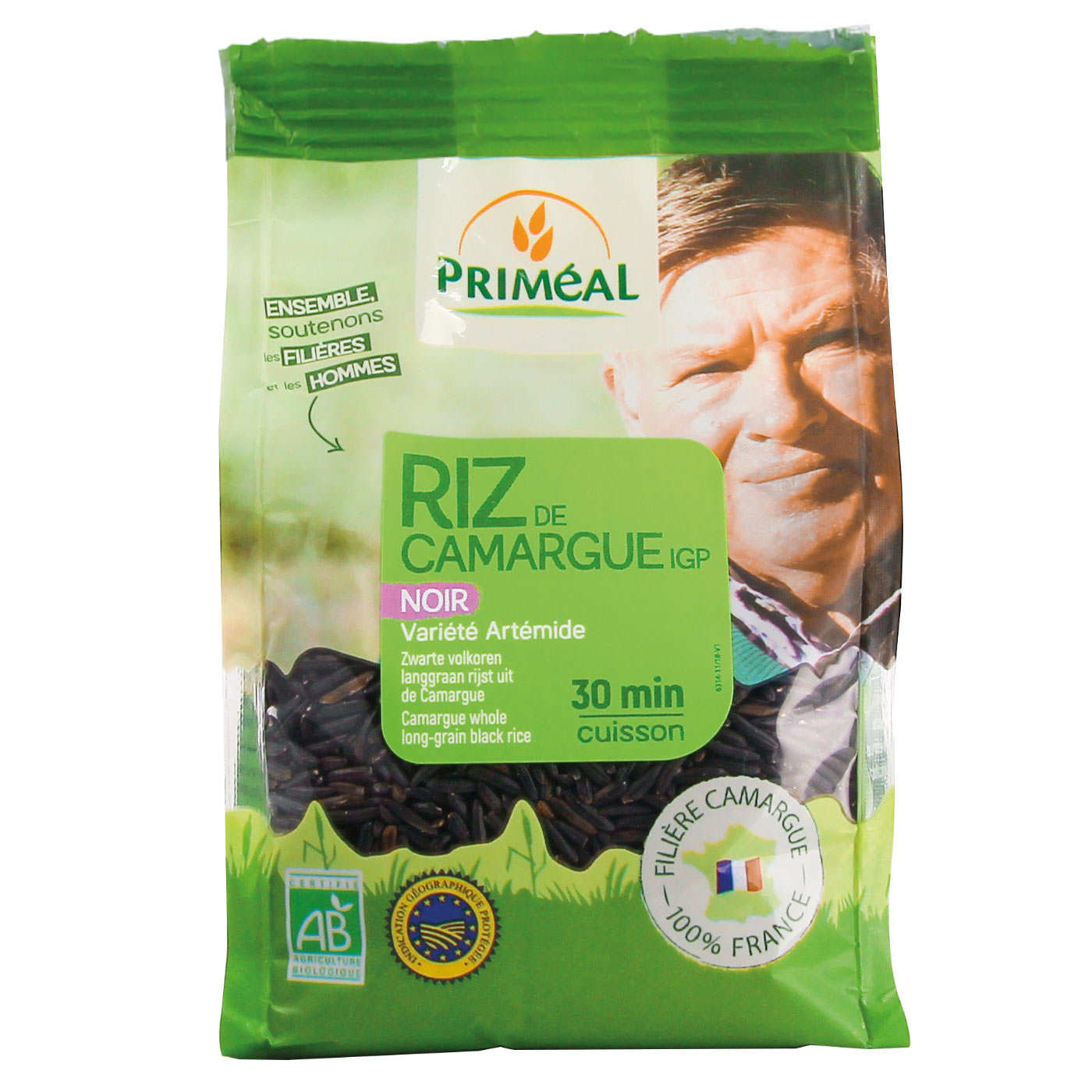 Priméal - Riz de Camargue noir long complet