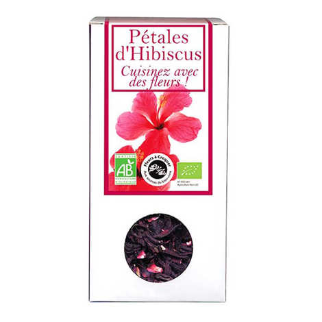 Pétales de fleurs d'hibiscus BIO vrac