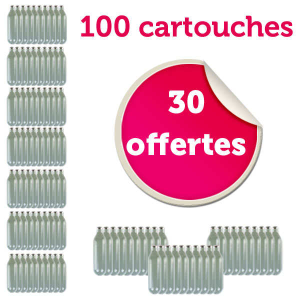 Lot de 30 Cartouches pour siphons Mastrad + 10 offertes - Pour chantilly -  Mastrad & Compagnies