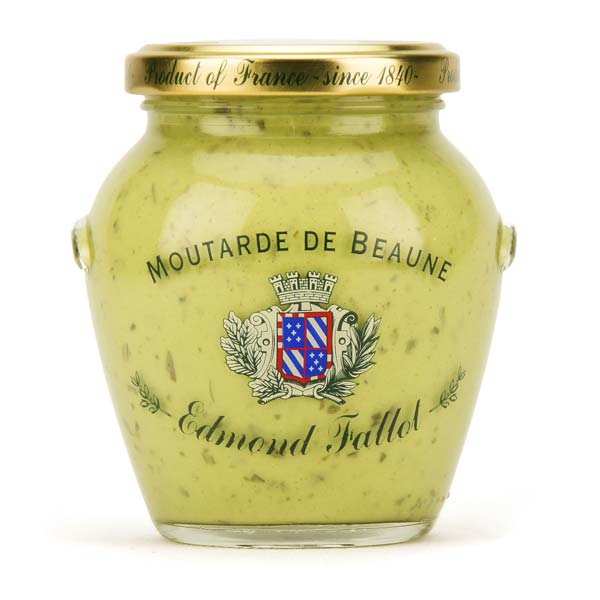 Green Beaune mustard with tarragon Fallot