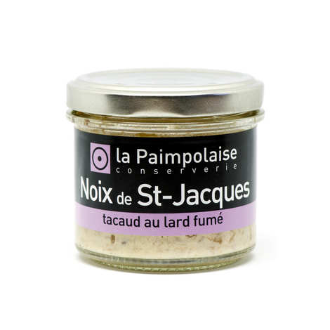 La Paimpolaise conserverie - Rillettes de noix de St-Jacques et tacaud au lard fumé